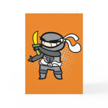 Ninja greeting card