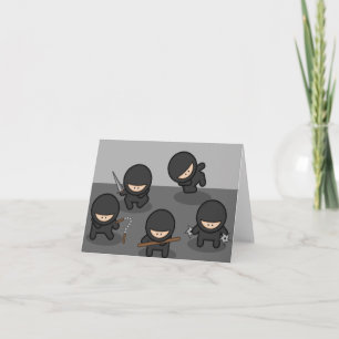 Ninja Greeting Card or Note Card
