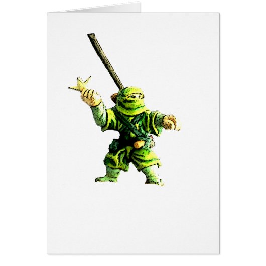 Ninja in Green Cards (Front)