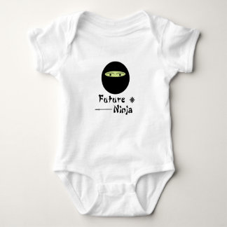 ninja in training baby bodysuit
