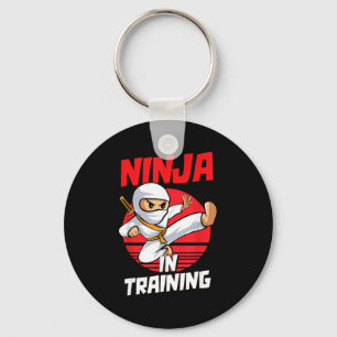 Ninja In Training Costume Party Warrior Boys Girls Keychain