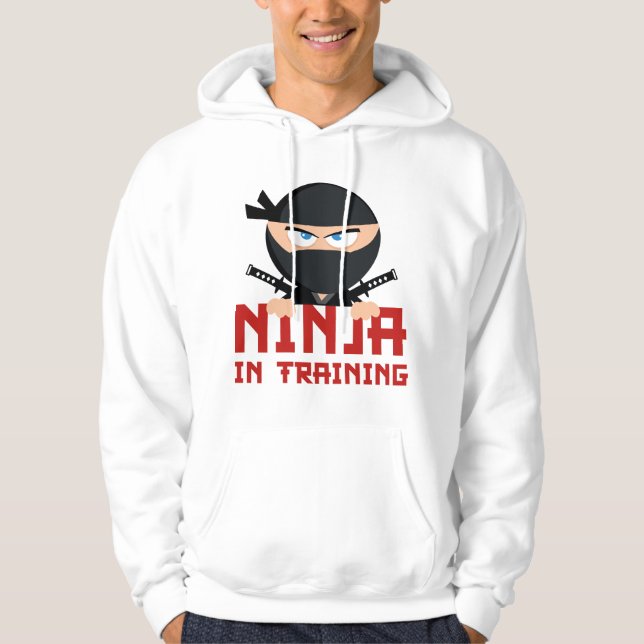 Ninja In Training Hoodie (Front)
