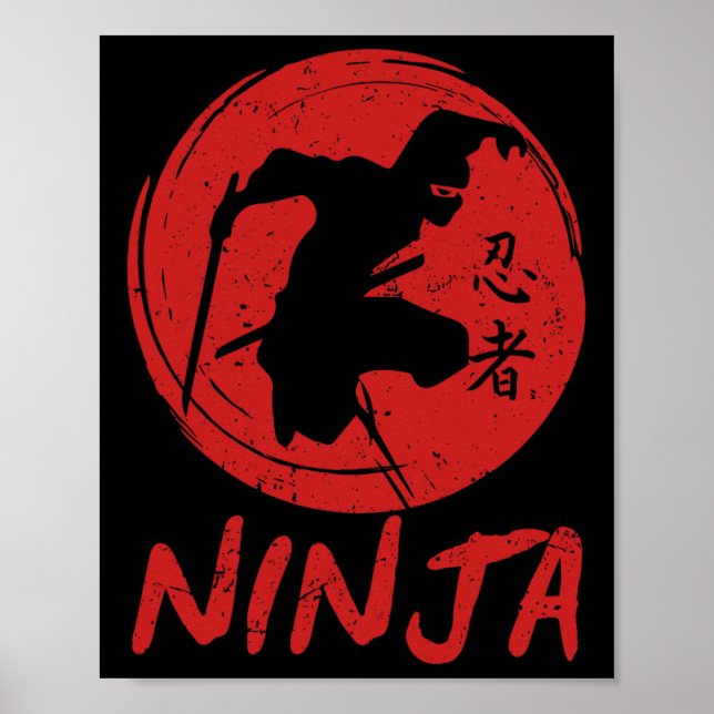 Ninja In Training Ninja Warrior Obstacle Course Ka Poster (Front)