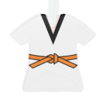 Ninja In Training Orange Belt Personalized Ornament Ninja In Training Orange Belt Personalized Ornament