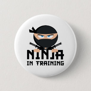 Ninja In Training Pinback Button