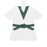 Ninja In Training Tang Soo Green Belt Personalized Ornament Ninja In Training Tang Soo Green Belt Personalized Ornament