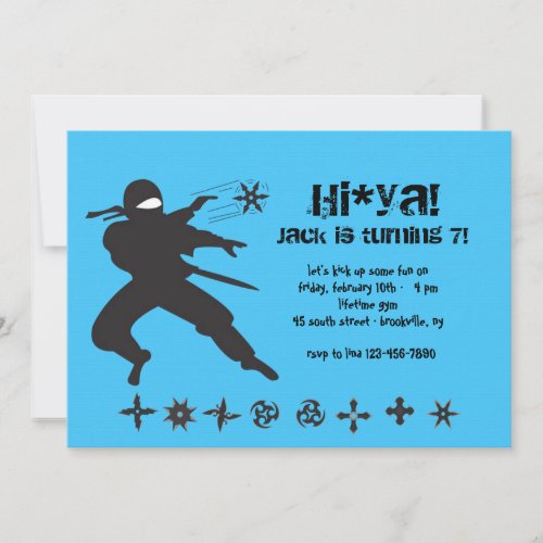 Ninja Invitation