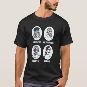 Ninja Italian Artist Renaissance Pop Teacher Parod T-Shirt