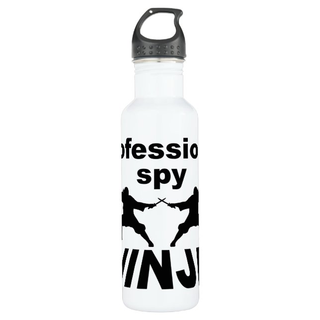 Ninja , Japan , Professional spy Water Bottle (Front)