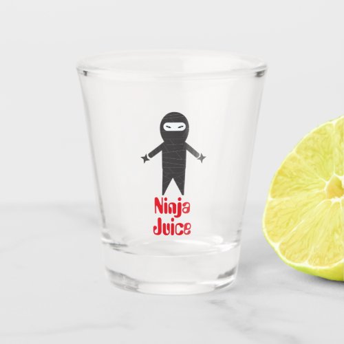 Ninja Juice Cartoon Shot Glass