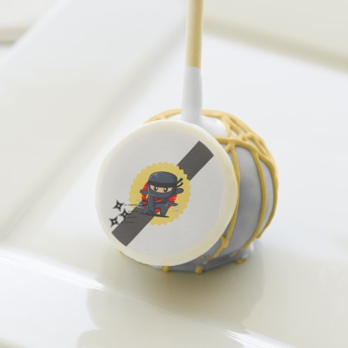 Ninja Karate Birthday Party Cake Pops