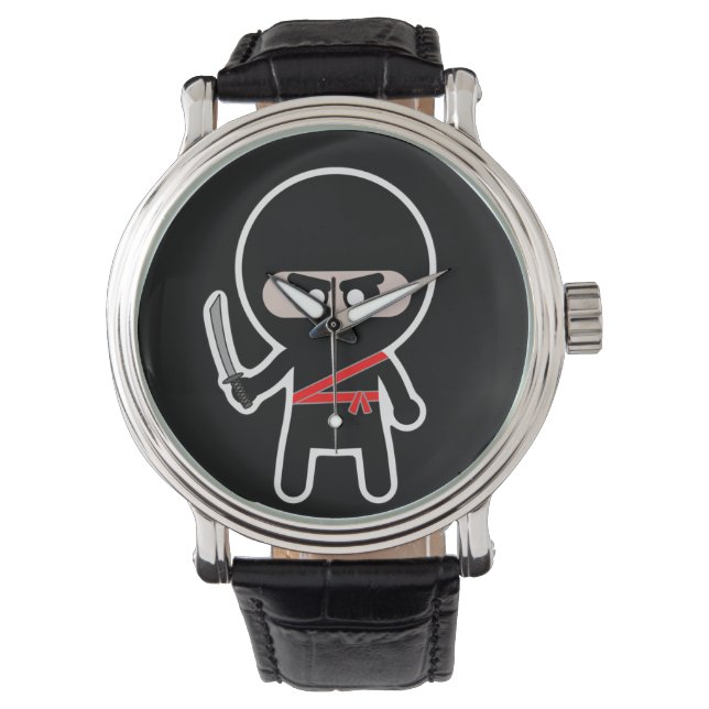 Ninja Kawaii Katana Watch (Front)