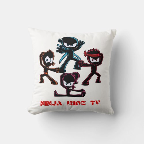 Ninja kidz tv pillow designs