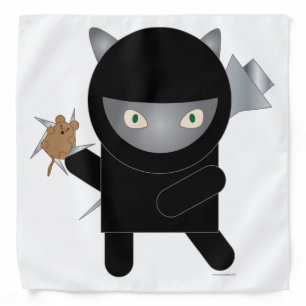 Ninja Kitty Bandana