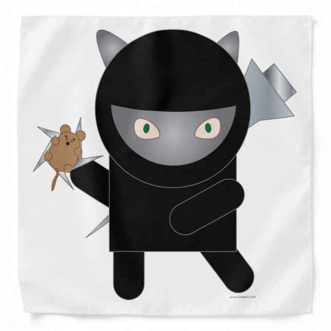 Ninja Kitty Bandana (Front)