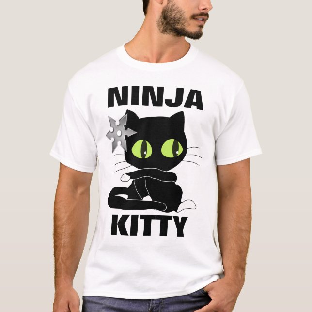 NINJA KITTY CAT t-shirts (Front)