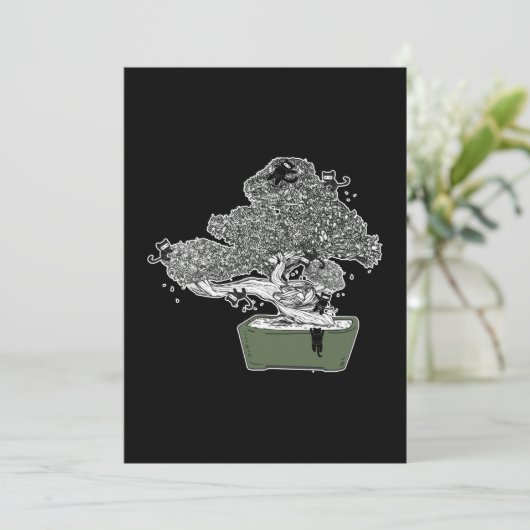 Ninja Kitty Cats Bonsai Tree Japanese Buddhist Zen (Standing Front)