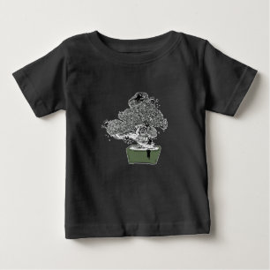 Ninja Kitty Cats Bonsai Tree Japanese Buddhist Zen Baby T-Shirt
