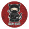 Ninja Kitty! In Red Sticker