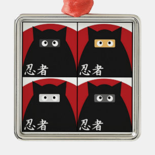 Ninja Kitty Ornament