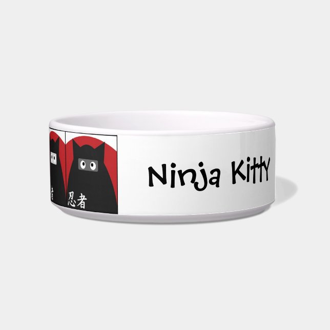 Ninja Kitty Pet Bowl (Right)