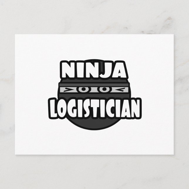 Ninja Logistician Postcard (Front)