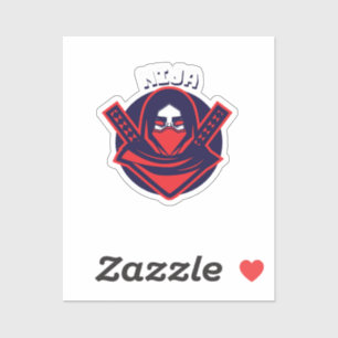 Ninja Logo – Bold Warrior Emblem Sticker