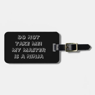 Ninja Luggage Tag