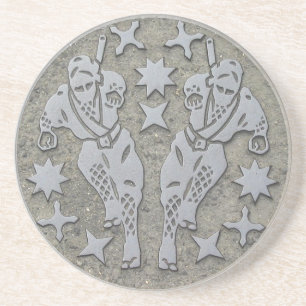 Ninja Manhole Drink Coaster