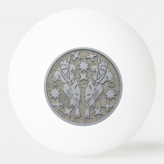 Ninja Manhole Ping-Pong Ball (Front)