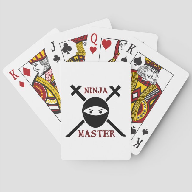 Ninja Master Poker Cards (Back)