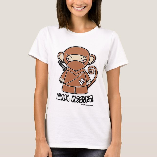 Ninja Monkey! T-shirt (Front)