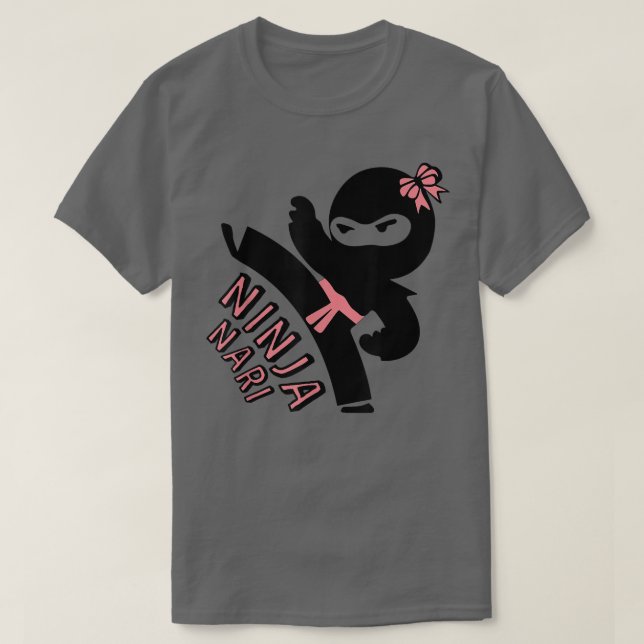 Ninja Naari Indian Women Hindi Empowerment Feminis T-Shirt (Design Front)