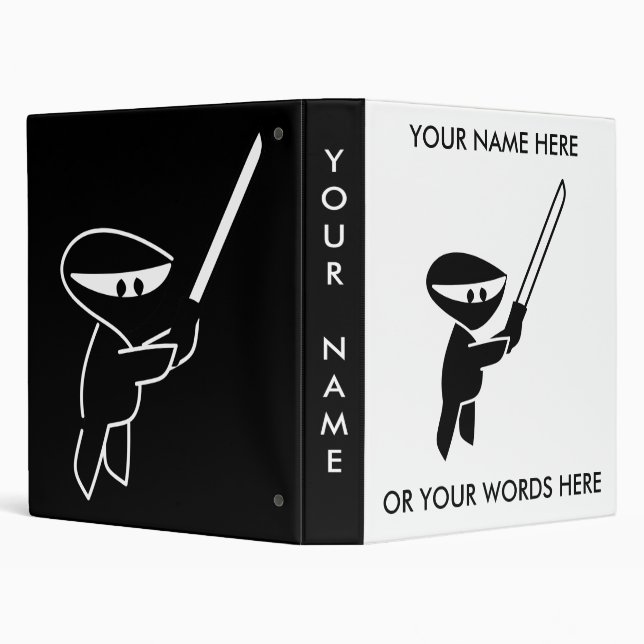 Ninja Notebook 3 Ring Binder (Background)