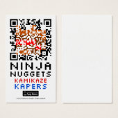 Ninja Nuggets QR Card (Front & Back)