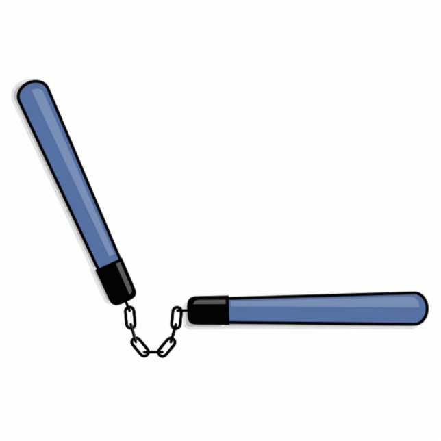 Ninja Nunchucks Statuette (Front)