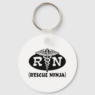 Ninja Nurse Keychain