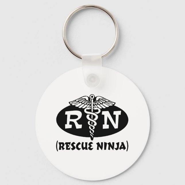 Ninja Nurse Keychain (Front)