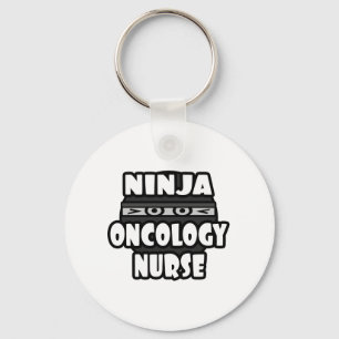 Ninja Oncology Nurse Keychain