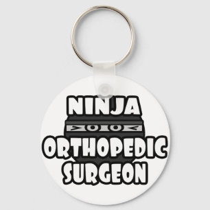 Ninja Orthopedic Surgeon Keychain