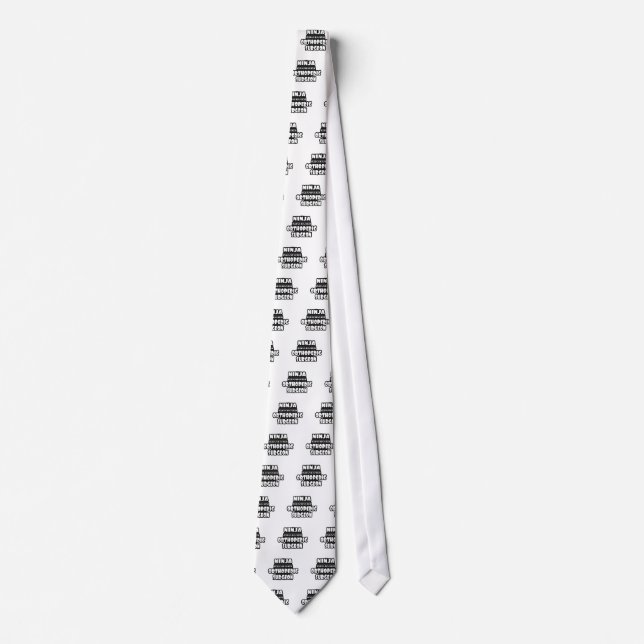 Ninja Orthopedic Surgeon Tie (Front)