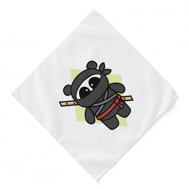 Ninja Panda by Amanda Roos Bandana (Front)
