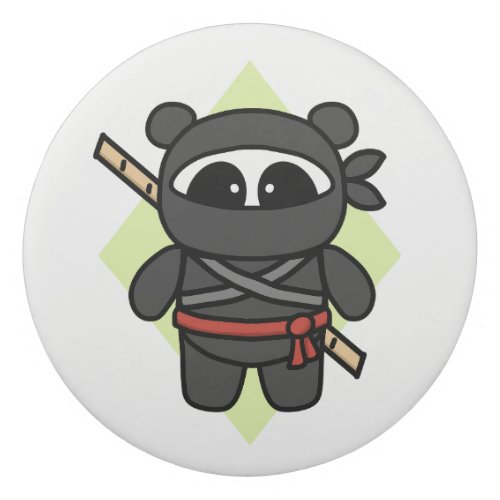 Ninja Panda by Amanda Roos Eraser