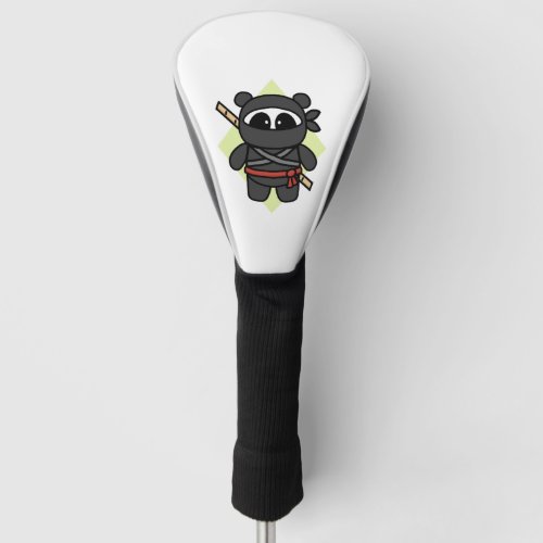 Ninja Panda by Amanda Roos Golf Head Cover