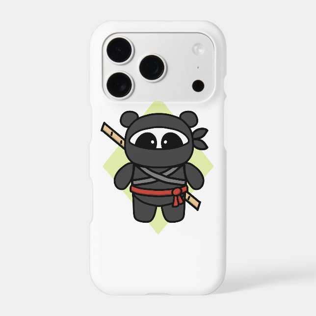 Ninja Panda by Amanda Roos Iphone Case (Back)