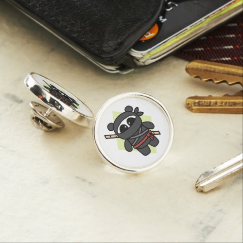 Ninja Panda by Amanda Roos Lapel Pin