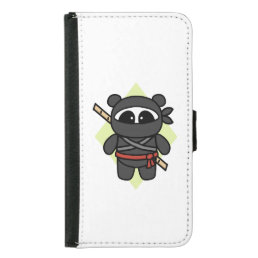 Ninja Panda by Amanda Roos Samsung Galaxy S5 Wallet Case