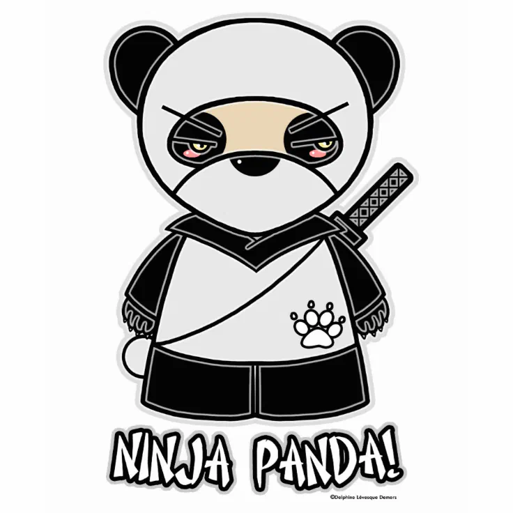 Ninja Panda! Photo Sculpture | Zazzle