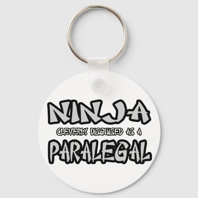 Ninja...Paralegal Keychain (Front)
