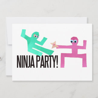 Ninja Party Invitation